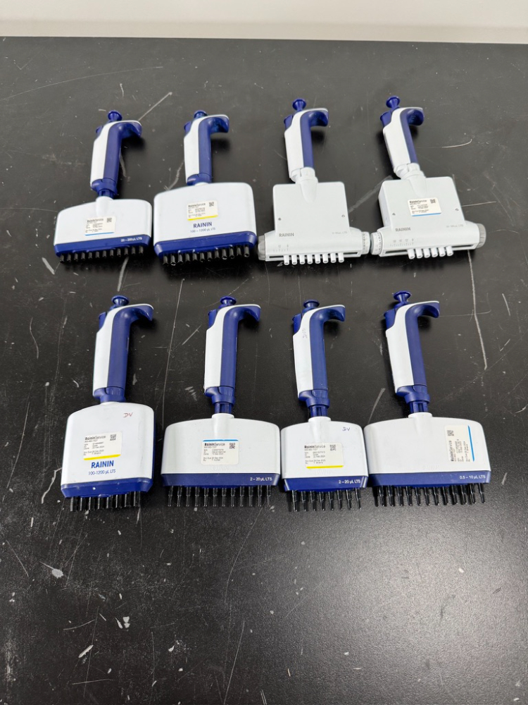 Image of Rainin Pipet-Lite XLS Multichannel Pipettes - Quantity 8